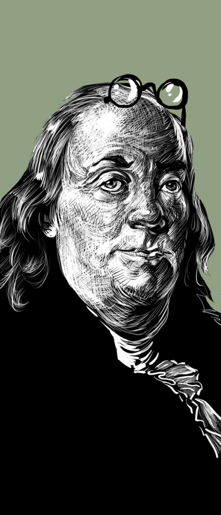 Benjamin Franklin, Inventor, the Franklin Press